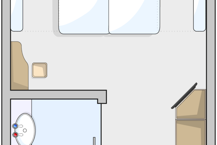 Marella Cruises Marella Voyager Outside Cabin 4 Beds Floor Plan.png